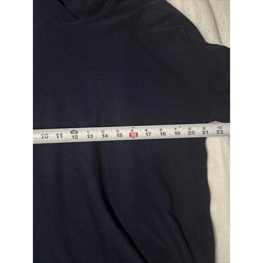 Lululemon Hoodie Womens 12 Navy  Blue Stretch Performance Thumbholes Athletic